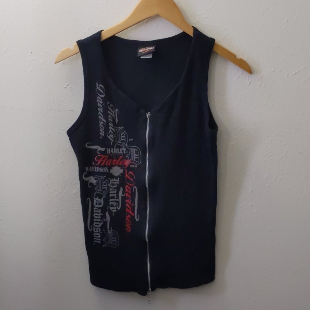 Harley Davidson Zip up Vest